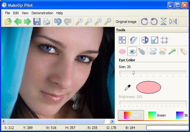 MakeUp Pilot Screenshot